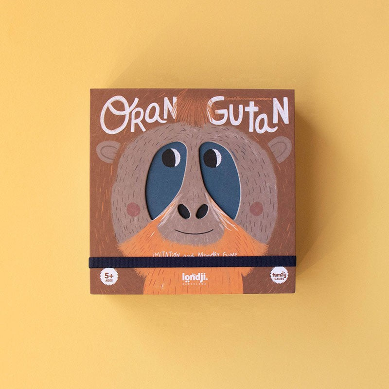 Londji Spiel Orangutan - ein Sound- Geste- Gedächtnisspiel bei Nauli and Stories