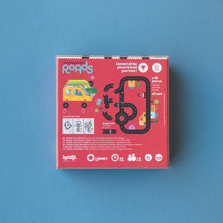 Londji Spiel Pocket - ROADS - Straßenbau - Kooperationsspiel bei Nauli and Stories