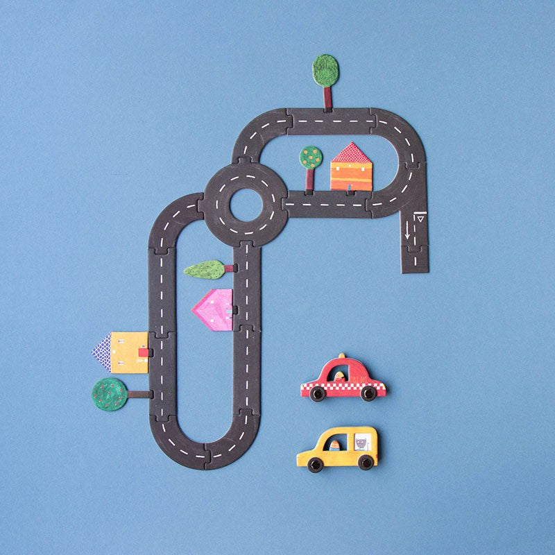 Londji Spiel Pocket - ROADS - Straßenbau - Kooperationsspiel bei Nauli and Stories