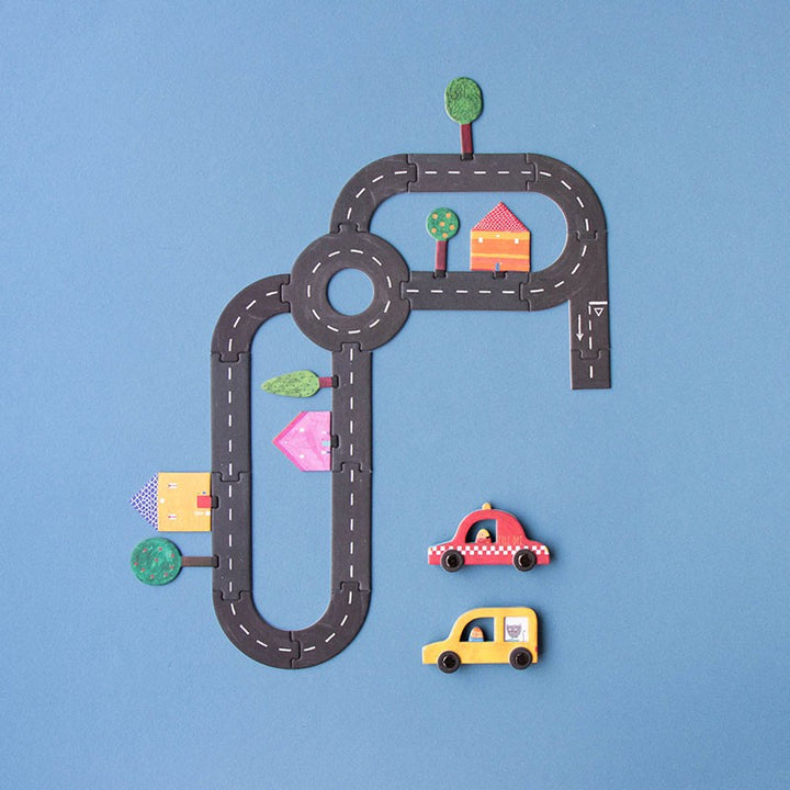 Londji Spiel Pocket - ROADS - Straßenbau - Kooperationsspiel bei Nauli and Stories