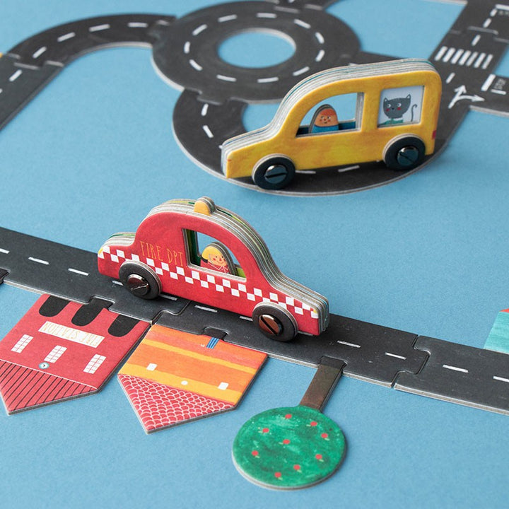 Londji Spiel Pocket - ROADS - Straßenbau - Kooperationsspiel bei Nauli and Stories