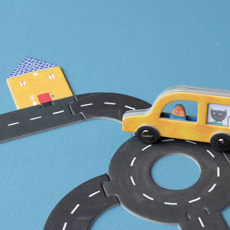 Londji Spiel Pocket - ROADS - Straßenbau - Kooperationsspiel bei Nauli and Stories