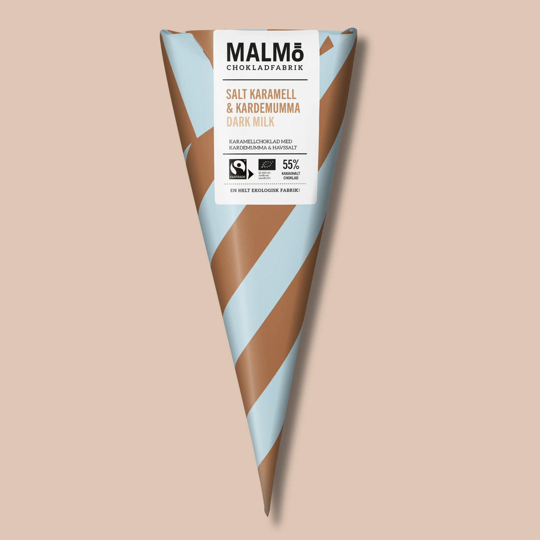 Malmö Chokladfabrik Schokolade Salt Caramel & Cardamom - Schokolade  55% - Malmö Schokoladenfabrik bei Nauli and Stories