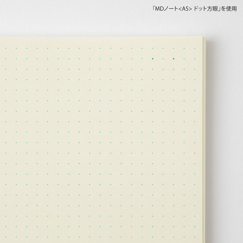 MD Paper | Midori Notizbuch DIN A7 MD Notebook A7 dot grid bei Nauli and Stories