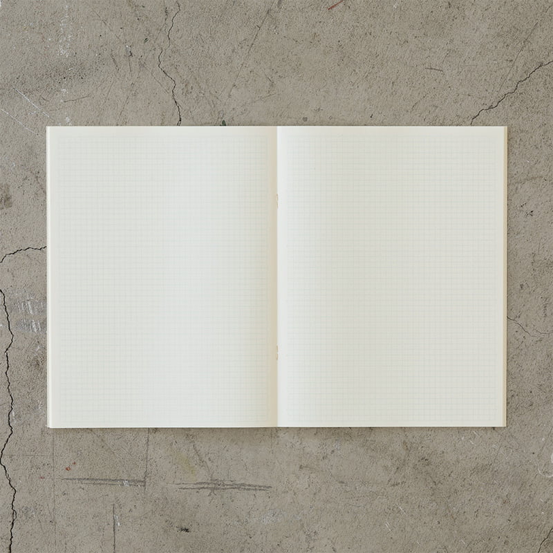 MD Paper | Midori Notizhefte Notizheft DIN A4 | MD Notebook Light Gridded  (kariert) – 3er Pack bei Nauli and Stories
