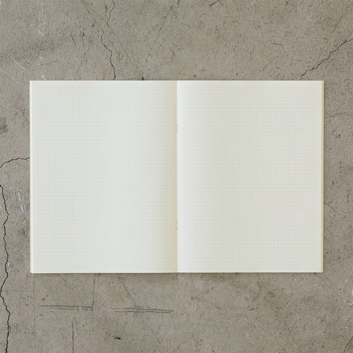 MD Paper | Midori Notizhefte Notizheft DIN A4 | MD Notebook Light Gridded  (kariert) – 3er Pack bei Nauli and Stories