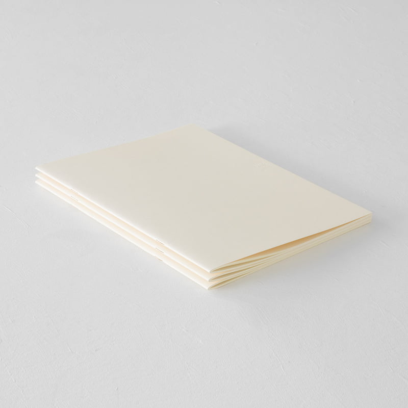 MD Paper | Midori Notizhefte Notizheft DIN A4 | MD Notebook Light Lined (liniert) – 3er Pack bei Nauli and Stories