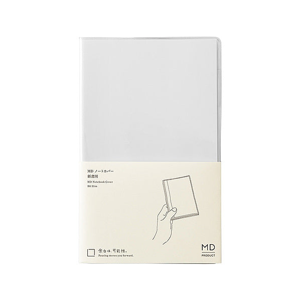 MD Product | Midori Bucheinband MD Notebook Cover B6 Slim Clear bei Nauli and Stories