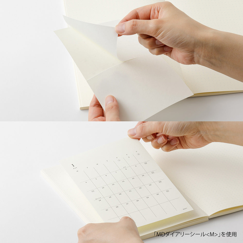 MD Product | Midori Kalender 2027 MD Diary Sticker S bei Nauli and Stories