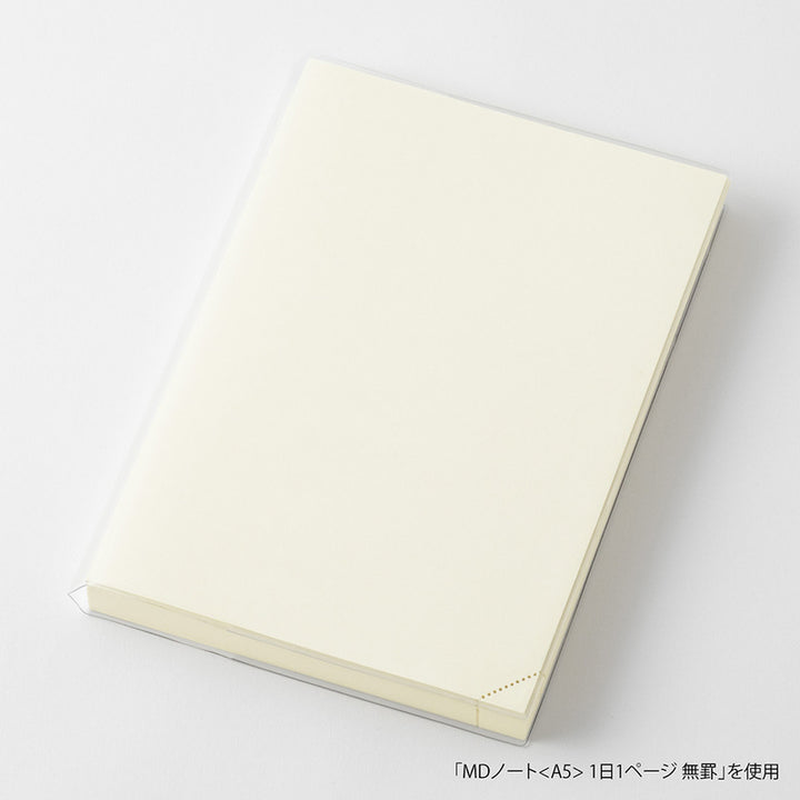 MD Product | Midori Notizbuch DIN A5 MD Clear Cover - A5 - Codex 1Day 1Page bei Nauli and Stories