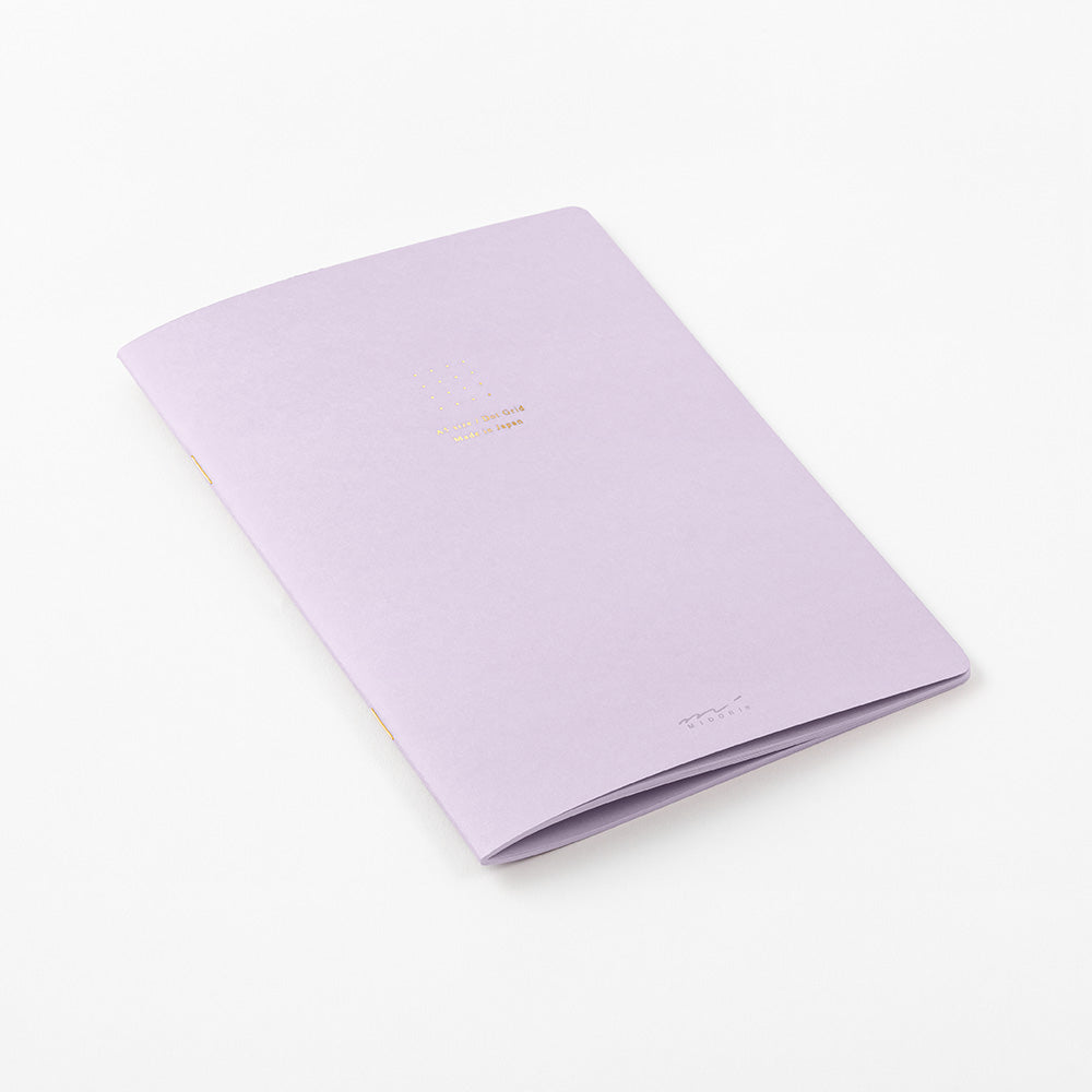 Midori Notizhefte Notizheft DIN A 5 | Color Dot Grid Purple bei Nauli and Stories