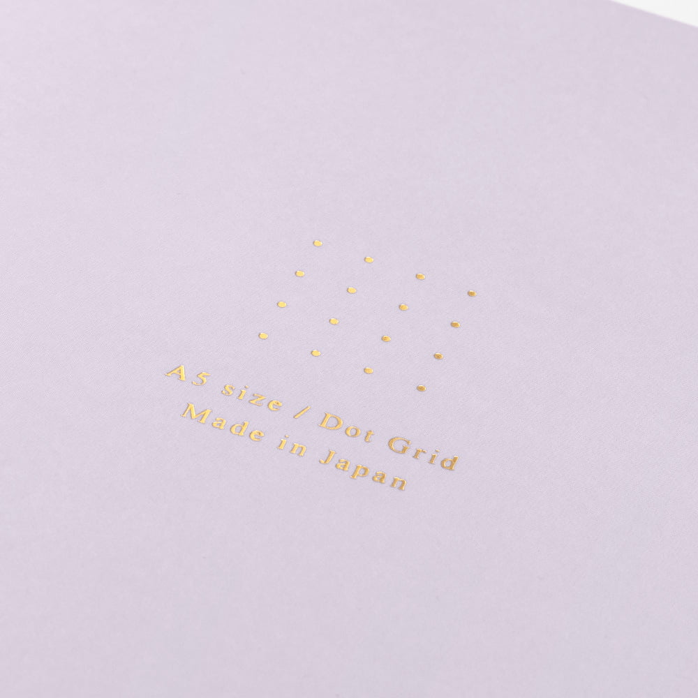 Midori Notizhefte Notizheft DIN A 5 | Color Dot Grid Purple bei Nauli and Stories