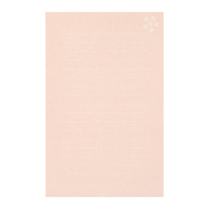 Midori Briefpapier Letterset Watermark Flower bei Nauli and Stories