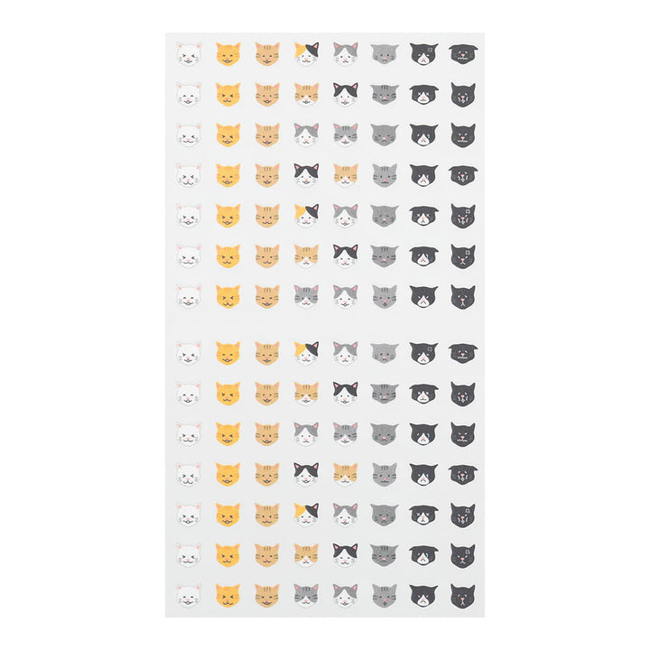 Midori Sticker Feelings Cat Diary Sticker bei Nauli and Stories