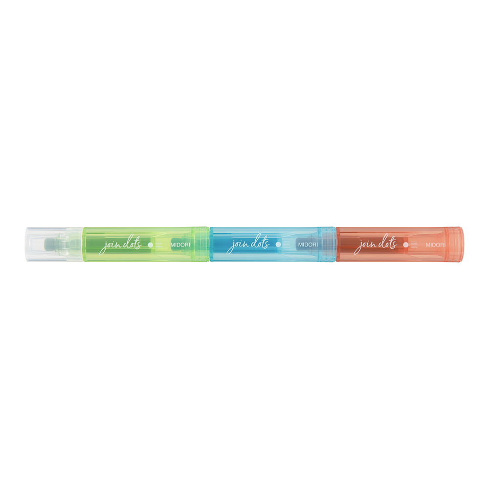 Midori Filzstifte Connecting Pen Join Dots Bright - Textmarker bei Nauli and Stories