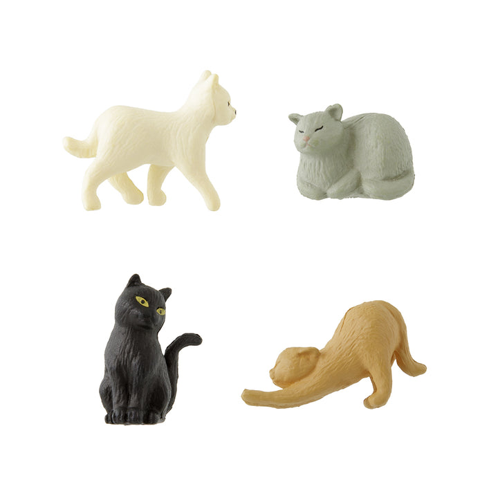 Midori Magnet Mini Magnete 4er- Set Katzen bei Nauli and Stories