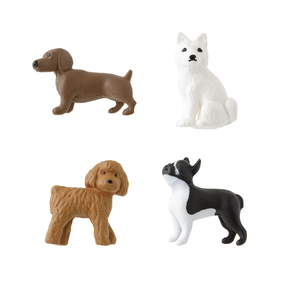 Midori Magnet Miniatur - Magnete Hunde 4er-Set Dog bei Nauli and Stories