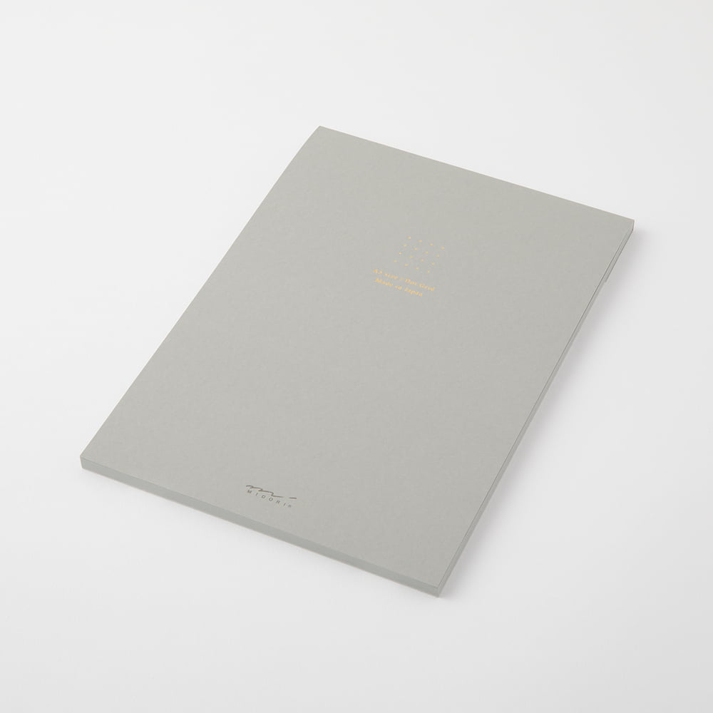 Midori Notizblock Paper Pad DIN A5 | Color Dot Grid Grey bei Nauli and Stories