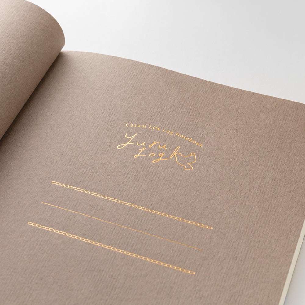 Midori Notizbuch B6 Yuru Log Notebook B6 Watercolor bei Nauli and Stories