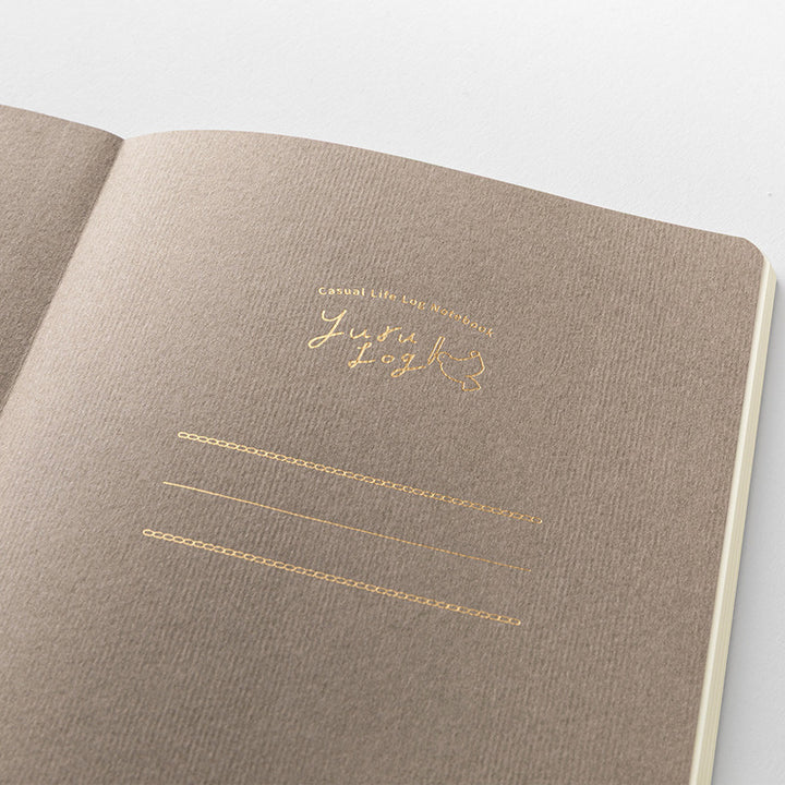 Midori Notizbuch B6 Yuru Log Vol. 3 Notebook B6 Motif Textile bei Nauli and Stories