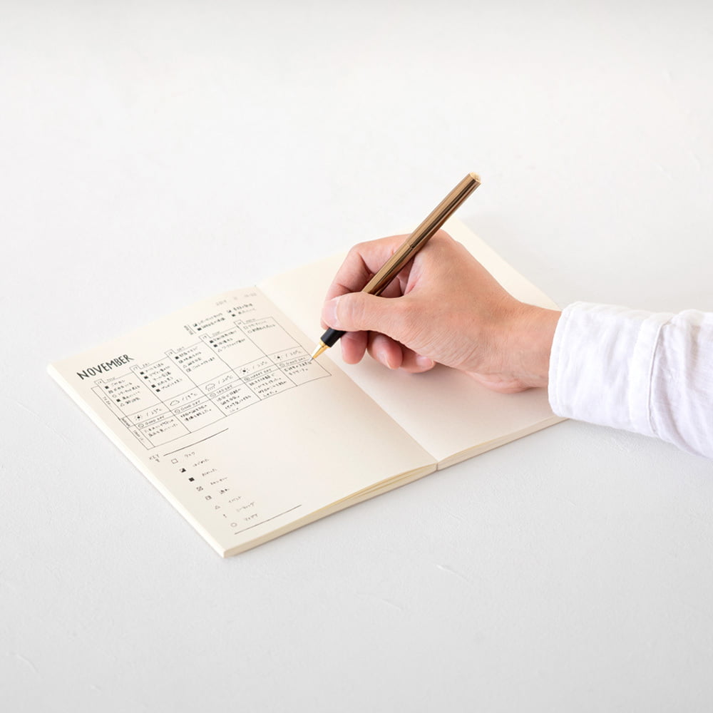 Midori Notizbuch DIN A5 MD Notebook Journal A5 Dot grid bei Nauli and Stories
