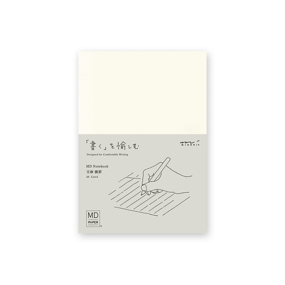 Midori Notizbuch DIN A6 MD Notebook A6 Lined bei Nauli and Stories