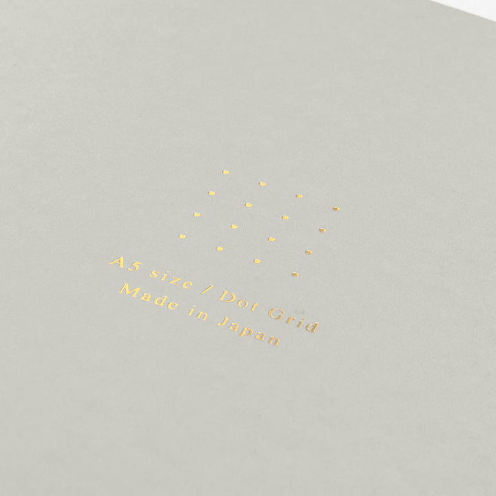 Midori Notizhefte Notizheft DIN A 5 | Color Dot Grid Gray bei Nauli and Stories