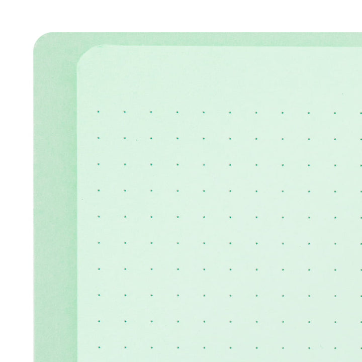Midori Notizhefte Ring Notebook DIN A5 | Color Dot Grid Green bei Nauli and Stories