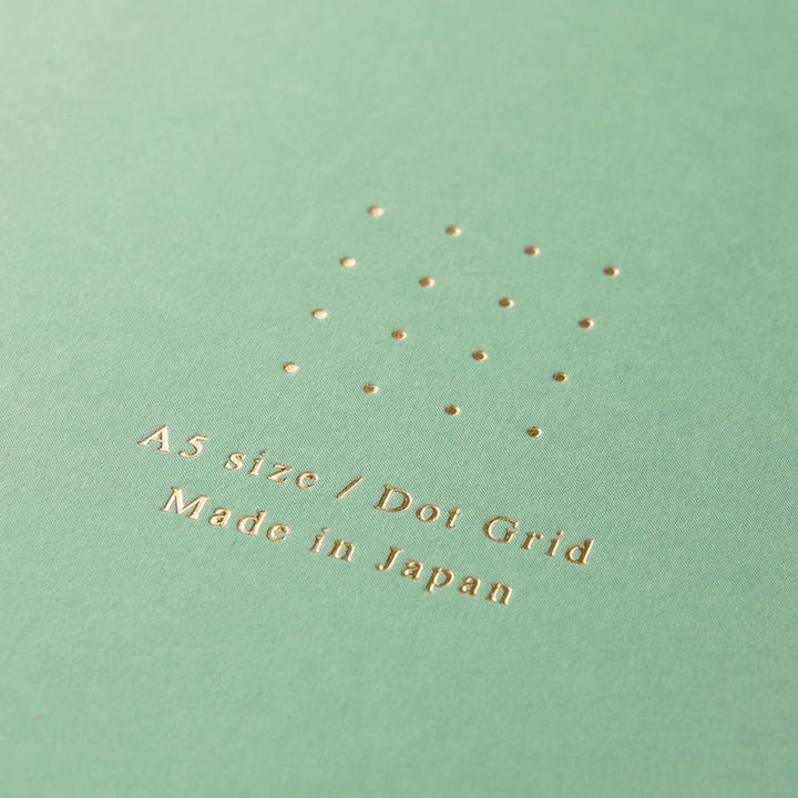 Midori Notizhefte Ring Notebook DIN A5 | Color Dot Grid Green bei Nauli and Stories