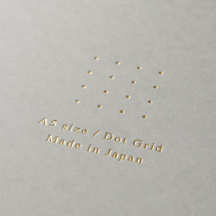 Midori Notizhefte Ring Notebook DIN A5 | Color Dot Grid Grey bei Nauli and Stories