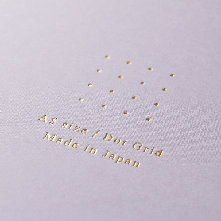 Midori Notizhefte Ring Notebook DIN A5 | Color Dot Grid Purple bei Nauli and Stories