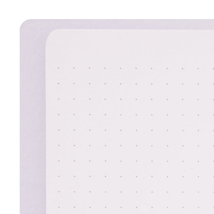 Midori Notizhefte Ring Notebook DIN A5 | Color Dot Grid Purple bei Nauli and Stories