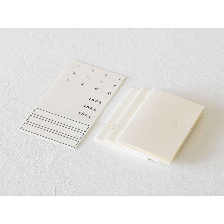 Midori Notizhefte Notizheft DIN A7 | MD Notebook Light Lined (liniert) – 3er Pack bei Nauli and Stories