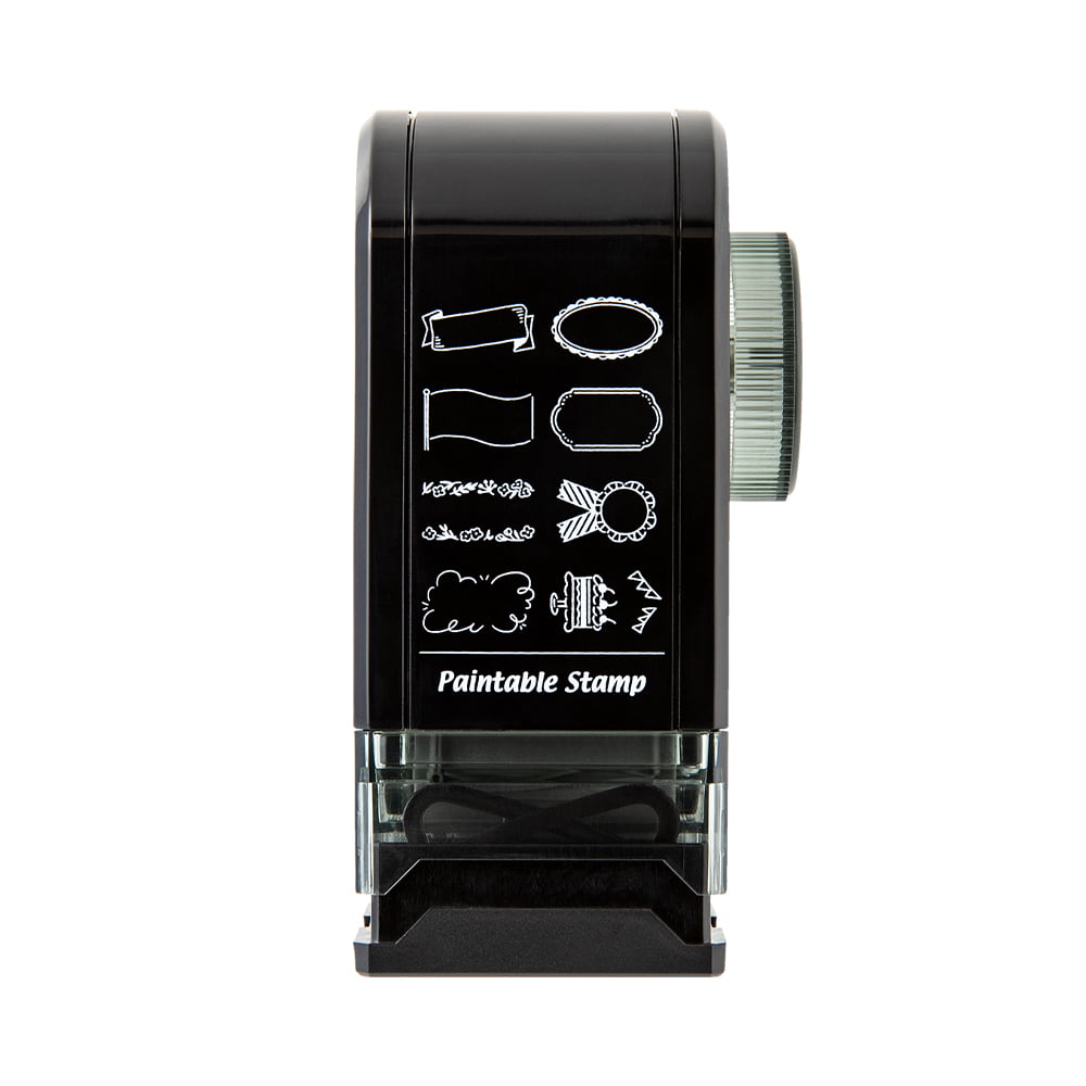 Midori Pre-Inked Stempel Drehstempel Dial Decoration | Paintable Rotating Stamp Schmuckrahmen bei Nauli and Stories