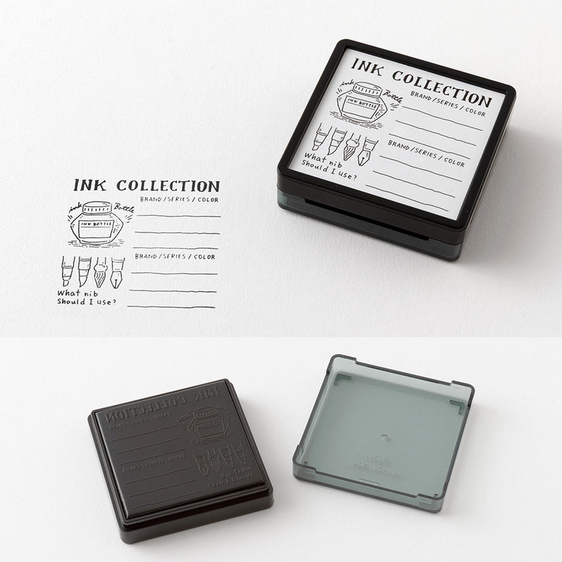 Midori Pre-Inked Stempel Paintable Stamp Pre-inked - Ink Collection bei Nauli and Stories