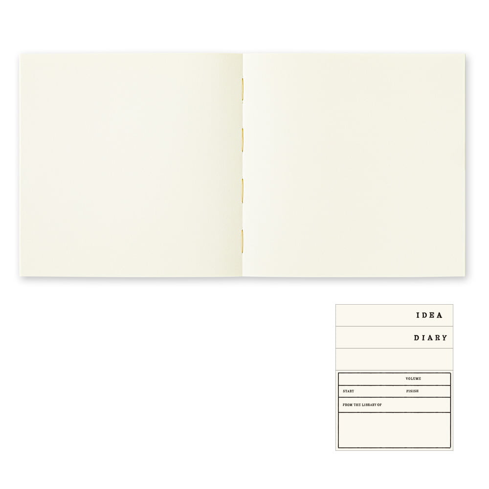 Midori Skizzenbuch MD Notebook A5 Square Thick Blank  | Skizzenbuch bei Nauli and Stories