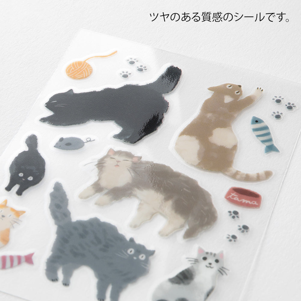 Midori Sticker Glossy Transfersticker Cat bei Nauli and Stories