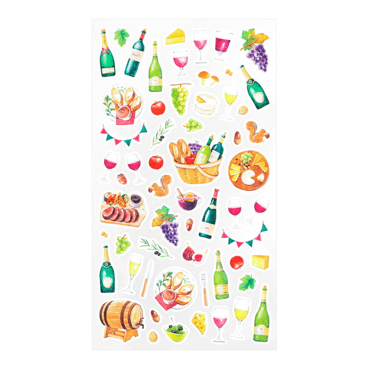 Midori Sticker Stationary Sticker Wein bei Nauli and Stories