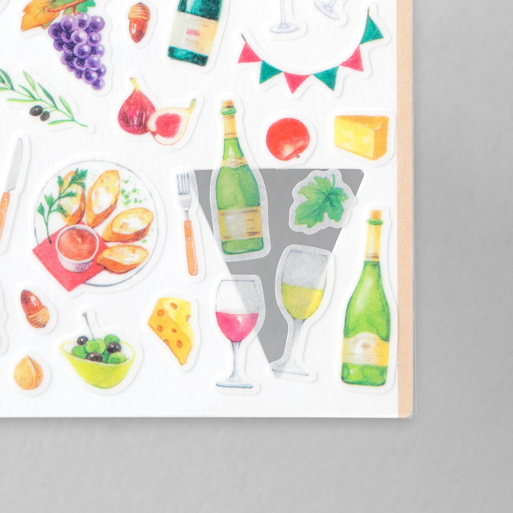 Midori Sticker Stationary Sticker Wein bei Nauli and Stories