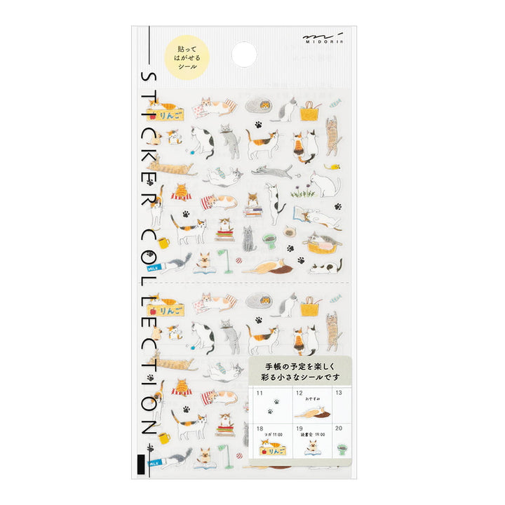 Midori Sticker Sticker Cat Small bei Nauli and Stories