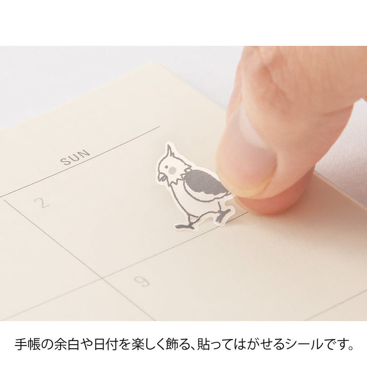Midori Sticker Sticker Chat Birds bei Nauli and Stories