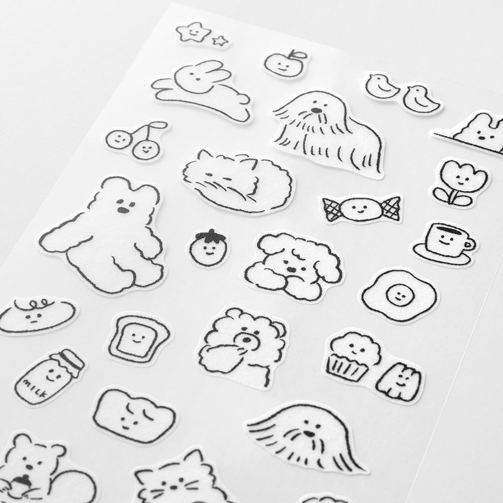 Midori Sticker Sticker Collection 2 Blatt - Cute Motif bei Nauli and Stories