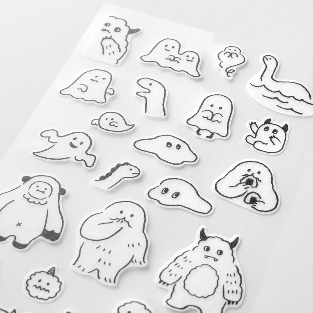 Midori Sticker Sticker Collection 2 Blatt - Monster bei Nauli and Stories