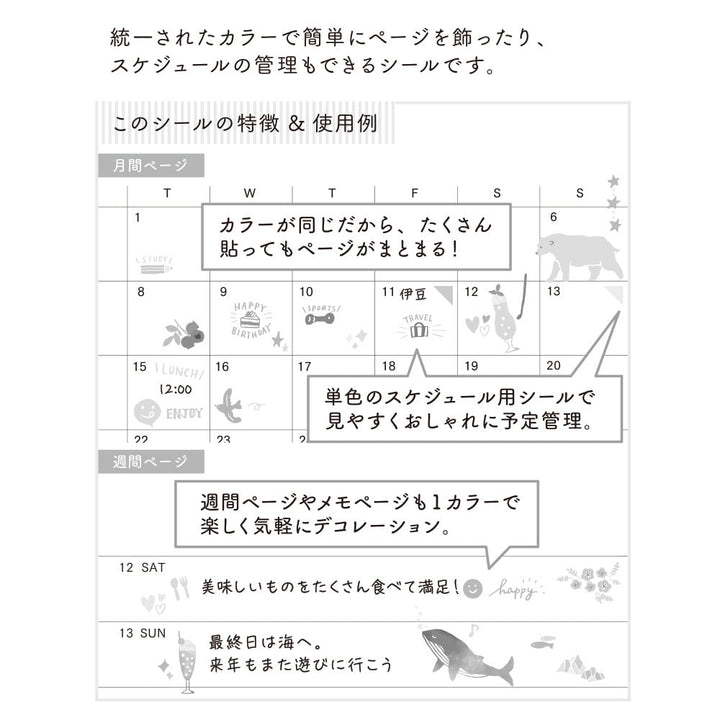 Midori Sticker Sticker Color Blau bei Nauli and Stories