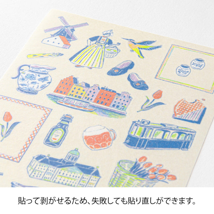 Midori Sticker Sticker Dutch Motifs bei Nauli and Stories