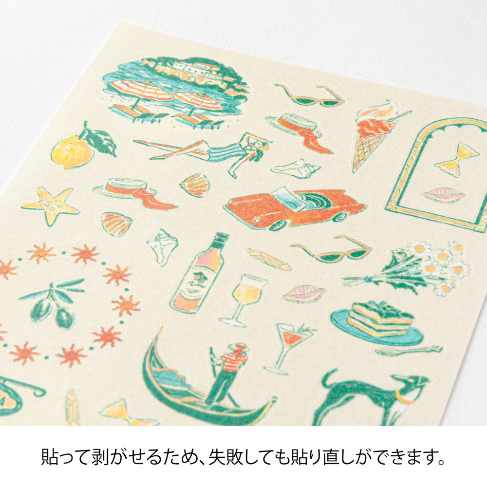 Midori Sticker Sticker Italian Motifs bei Nauli and Stories