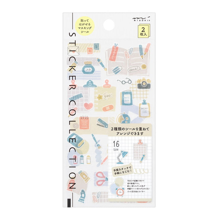 Midori Sticker Sticker - 2 Blatt -  Stationery bei Nauli and Stories