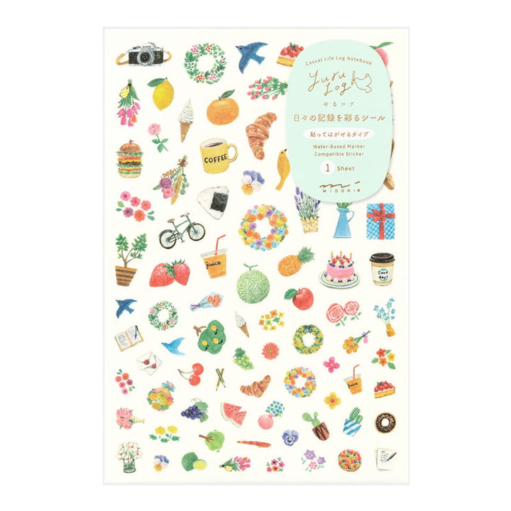Midori Sticker Yuru Log Sticker Motif bei Nauli and Stories