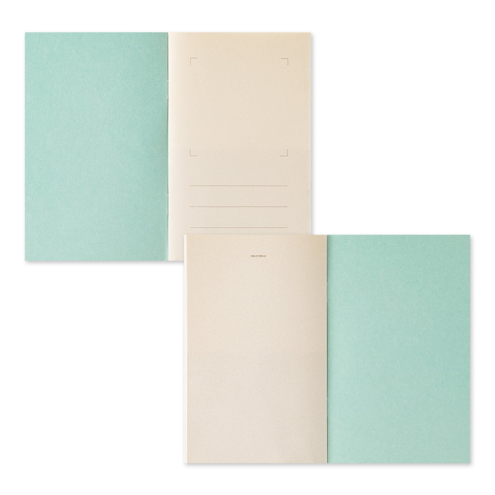 Midori Stickerbuch Sticker Book with Pocket Light blau bei Nauli and Stories