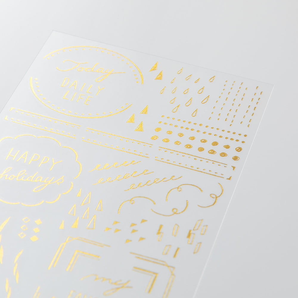 Midori Transfer Sticker Transfer Sticker Foil Geometric Pattern bei Nauli and Stories
